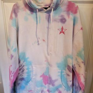 **Jeffree Star Snow cone (tie dye) Hoodie Size XL**